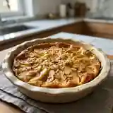 Clafoutis aux pommes, amandes et Calvados : dessert gourmand et authentique