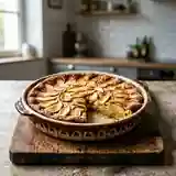 Clafoutis aux pommes fondant au Calvados : dessert gourmand et parfumé