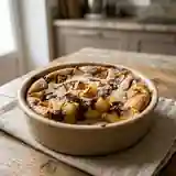 Clafoutis gourmand poires et chocolat fondant