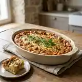 Clafoutis salé aux lardons et fines herbes : recette facile et gourmande