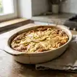 Clafoutis Salé Normand aux Pommes et Camembert