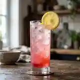 Cocktail rose givré aux agrumes