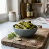 Cornichons au vinaigre équilibré