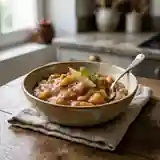 Compote de poires aux épices douces, dessert léger et parfumé