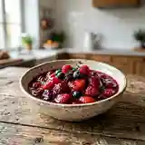 Compote maison de fruits rouges gourmande et facile