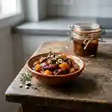 Condiment maison aux prunes et potiron, sucré-salé