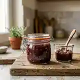 Confit d'oignons caramélisé au Beaujolais