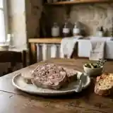 Pâté de porc rustique au vin blanc et muscade