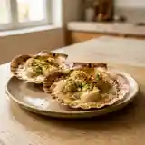 Coquilles Saint-Jacques gratinées au vin blanc : recette gourmande et facile