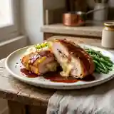 Cordon bleu croustillant au Porto