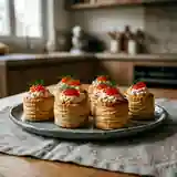 Cornets croustillants au saumon fumé et œufs de lumps, apéritif raffiné