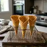 Cornets croustillants maison pour glaces - recette facile et rapide