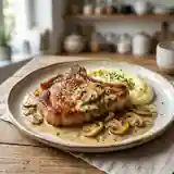 Côtelettes de Veau aux Champignons Savoureuses