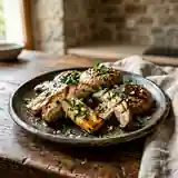 Coulemelles grillées savoureuses à la provençale