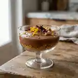Coupe gourmande biscuitée à la mousse chocolat-orange