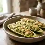 Courgettes au Comté gratiné et herbes fraîches