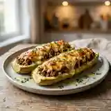 Courgettes farcies au comté : recette gourmande et facile