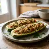 Courgettes Farcies au Thon : Recette Facile et Savoureuse