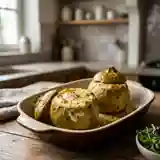 Courgettes rondes farcies au chèvre frais : recette gourmande et facile