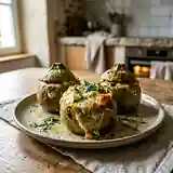 Courgettes Rondes Farcies aux Trois Fromages : Recette Facile et Gourmande
