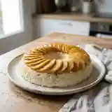 Couronne de riz au lait et pommes fondantes
