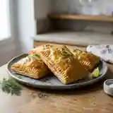 Coussins de saumon croustillants au fromage frais