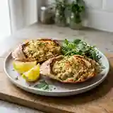 Crabes farcis au four : recette savoureuse et facile