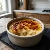 Crème brûlée vanillée aux poires fondantes : dessert gourmand et raffiné