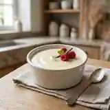 Crème dessert légère à la vanille maison