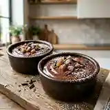 Crème fondante au chocolat et marrons, dessert gourmand et facile