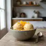 Crème glacée onctueuse à l'orange et Grand Marnier