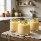 Crème mousseuse à l'orange et au citron : dessert frais et léger