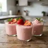 Crème mousseuse aux fraises : dessert léger et gourmand