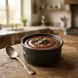 Crème onctueuse au chocolat noir intense