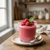 Crème onctueuse aux framboises rapide et facile