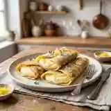 Crêpes fines au cœur citronné soufflé