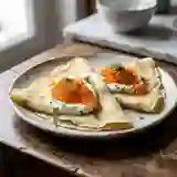 Crêpes aux perles de saumon