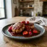 Crépinettes aux fraises flambées : recette gourmande et facile