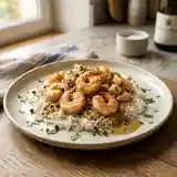 Crevettes sautées au cognac et poivre vert : recette gourmande et raffinée
