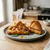 Croissants feuilletés à la bisque de homard onctueuse