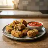 Croquettes d'aubergines dorées