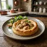 Croustade fine de ris de veau à la crème d'ail confit : recette gourmande et raffinée