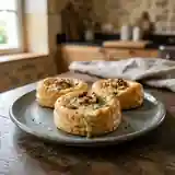 Croustades au roquefort et noix