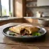 Croustillant poire-chocolat à la cannelle