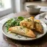 Croustillants de saumon frais et fumé aux légumes