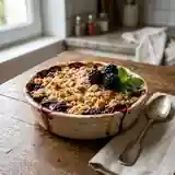 Crumble aux mûres gourmand et facile