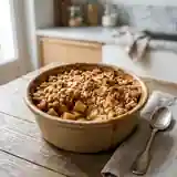 Crumble aux pommes et amandes : dessert croustillant et gourmand