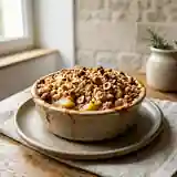 Crumble aux pommes et noisettes : dessert gourmand et facile
