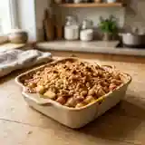 Crumble aux pommes fondant et croustillant : recette facile et gourmande