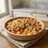 Crumble estival aux fruits du jardin
